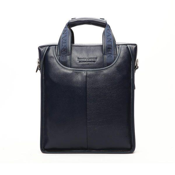 Miesten Business Aito Nahka Crossbody Laukku Käsilaukku Olka Messenger Salkku