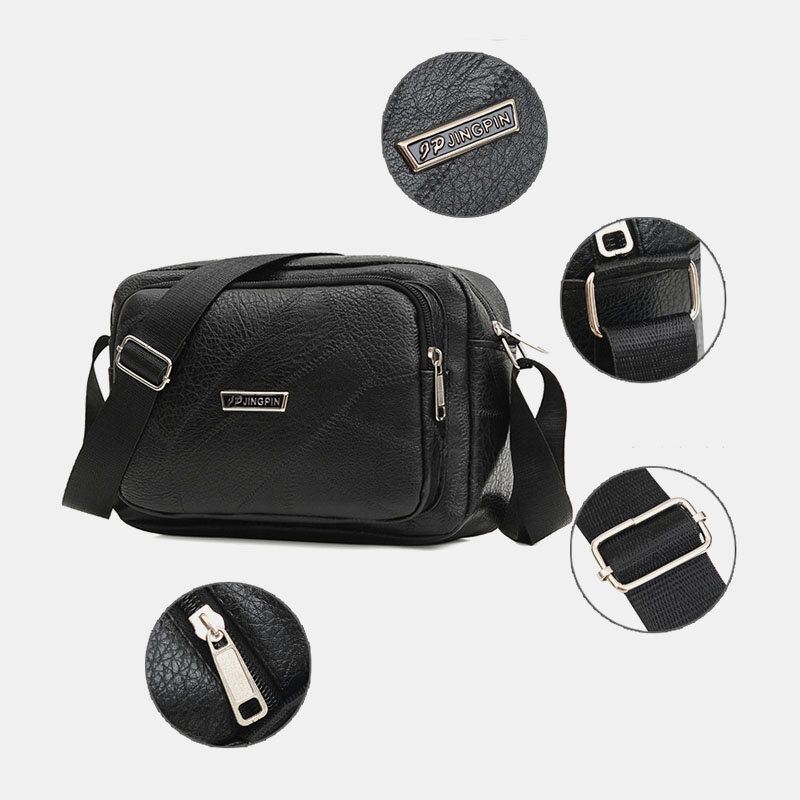 Miesten Business Vedenpitävä Selkä Varkaudenesto Tasku Monitoimi Crossbody Laukku Olkalaukku