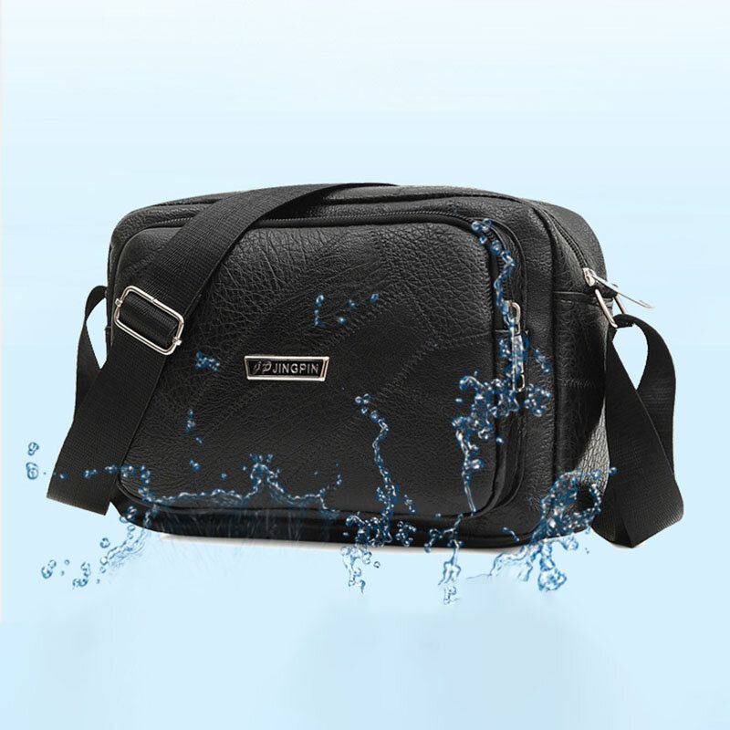 Miesten Business Vedenpitävä Selkä Varkaudenesto Tasku Monitoimi Crossbody Laukku Olkalaukku