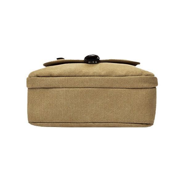 Miesten Canvas Monikäyttöinen Vintage Crossbody Laukku Olkalaukku Rento Liikematkapaketti
