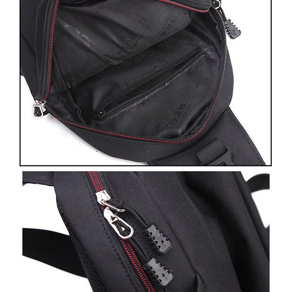 Miesten Canvas Outdoor Sport Monikäyttöinen Crossbody Laukku