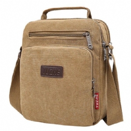 Miesten Kangaslaukku Messenger Bag Pieni Matkalaukku Joka Sopii 9.7 Tuuman Ipadiin