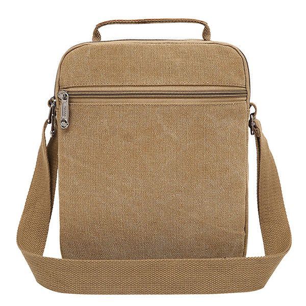 Miesten Kangaslaukku Messenger Bag Pieni Matkalaukku Joka Sopii 9.7 Tuuman Ipadiin