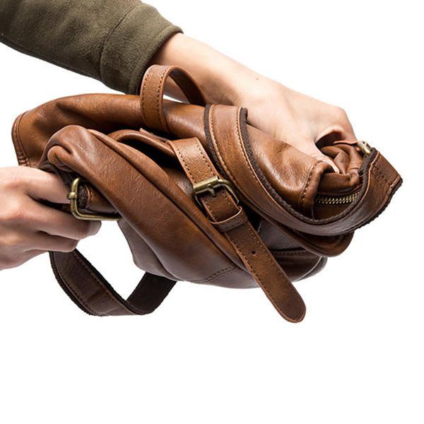 Miesten Minimalistinen Retro Casual Messenger Crossbody -olkalaukku