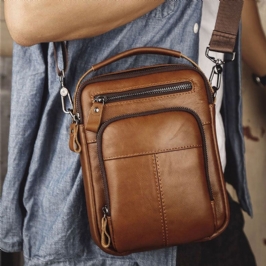 Miesten Monitaskuinen Retro 6.5 Tuuman Puhelinlaukku Vyötärölaukku Takaosa Varkaudenesto Tasku Design Crossbody Laukut Vyölaukku