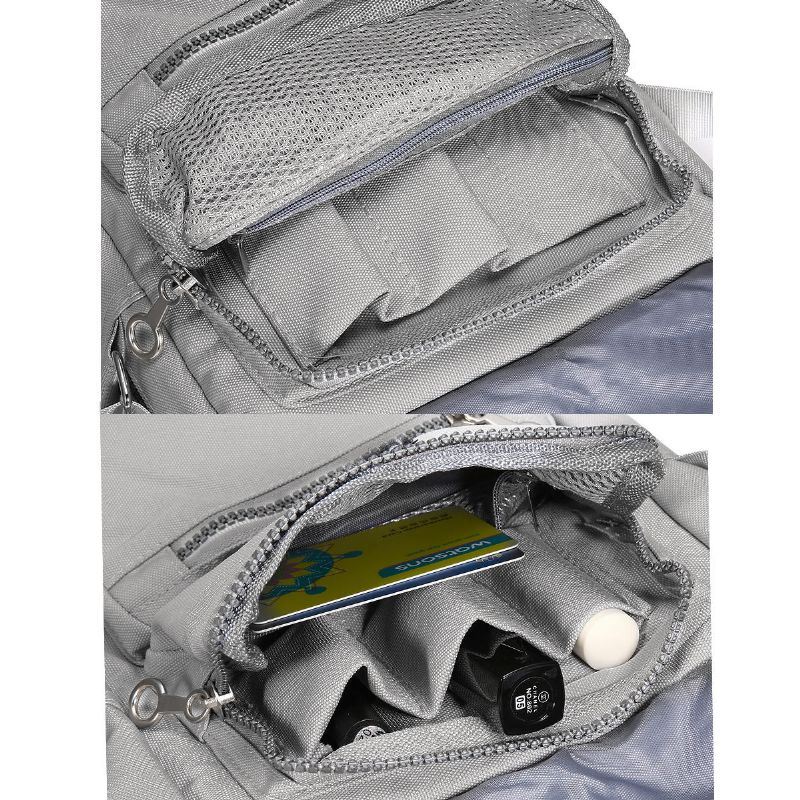 Miesten Monitoiminen Kankainen Crossbody Bag -käsilaukku