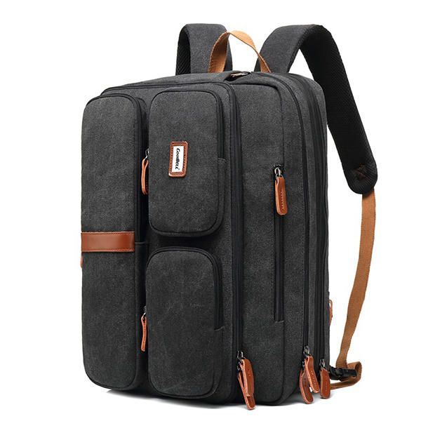Miesten Monitoiminen Kannettavan Tietokoneen Reppu Crossbody Laukku