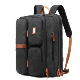 Miesten Monitoiminen Kannettavan Tietokoneen Reppu Crossbody Laukku