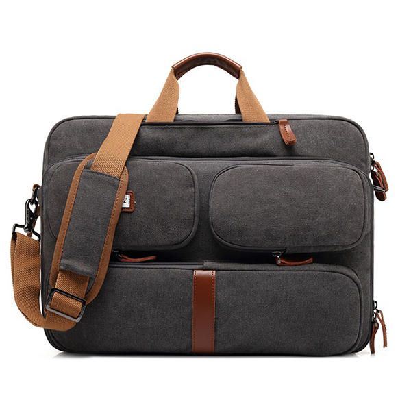 Miesten Monitoiminen Kannettavan Tietokoneen Reppu Crossbody Laukku