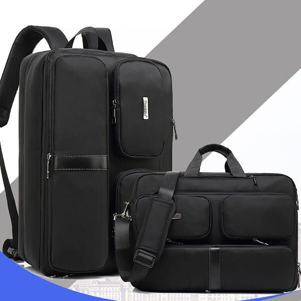 Miesten Monitoiminen Kannettavan Tietokoneen Reppu Crossbody Laukku