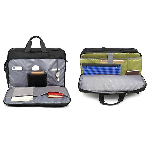 Miesten Monitoiminen Kannettavan Tietokoneen Reppu Crossbody Laukku