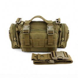 Miesten Monitoiminen Tactical Outdoor Naamiointi Crossbody Rintalaukku