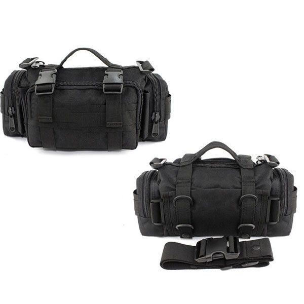 Miesten Monitoiminen Tactical Outdoor Naamiointi Crossbody Rintalaukku