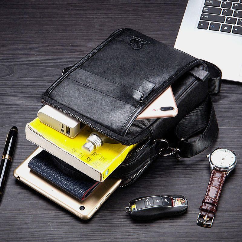Miesten Muoti Crossbody Monitoiminen Olkalaukku Käsilaukku