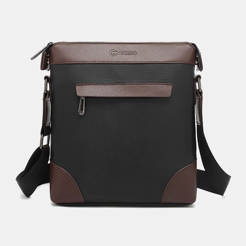 Miesten Nylon Casual Patchwork Vedenpitävä Kulumisenkestävä Crossbody Laukku
