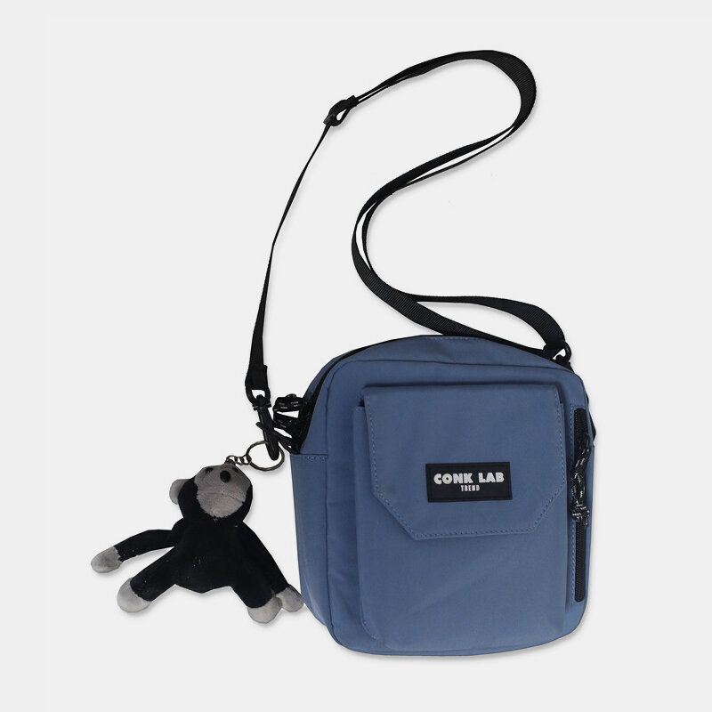 Miesten Nylon Hip-hop Hengittävä All-match Crossbody Bag Olkalaukku