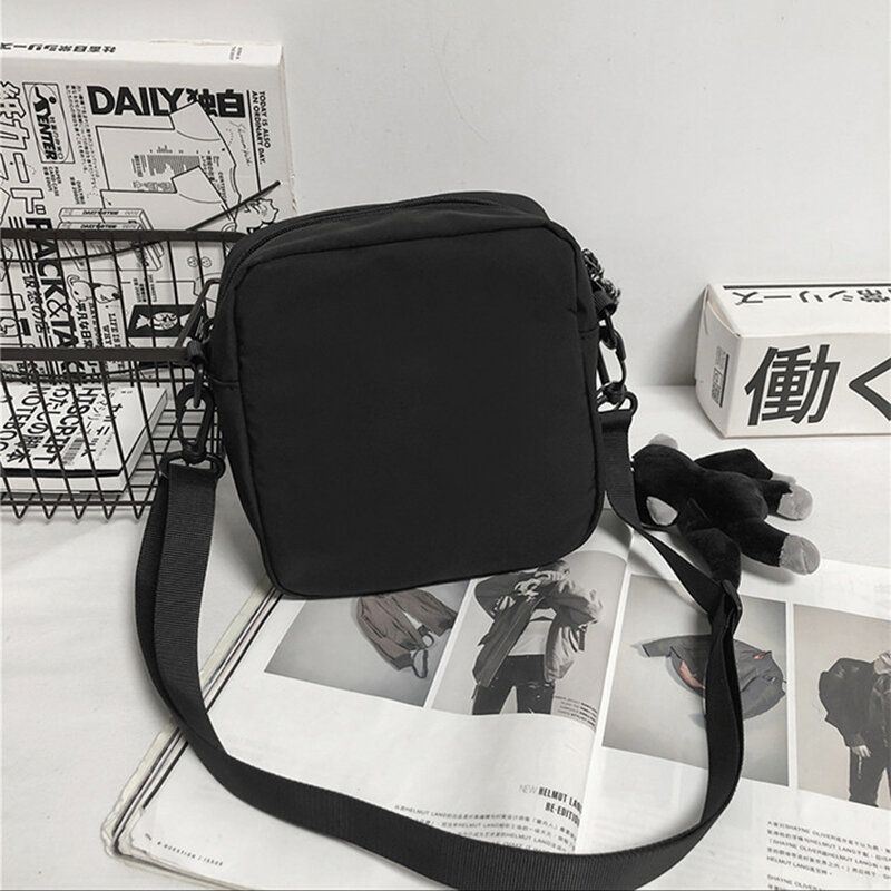 Miesten Nylon Hip-hop Hengittävä All-match Crossbody Bag Olkalaukku
