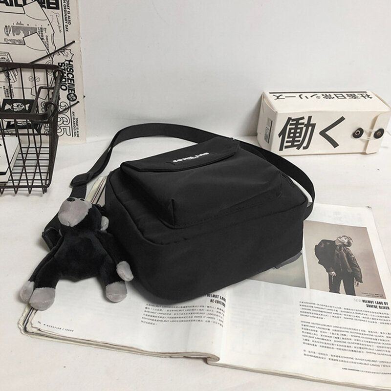 Miesten Nylon Hip-hop Hengittävä All-match Crossbody Bag Olkalaukku