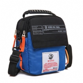 Miesten Nylon Vedenpitävä Casual Crossbody Laukku Kevyt Olkalaukku