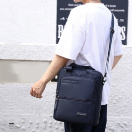 Miesten Oxford-kangas Suuri Kapasiteetti Vedenpitävä Monikäyttöinen Monikäyttöinen 13 Tuuman Kannettavan Tietokoneen Laukku Salkku Olkalaukku Crossbody Laukku