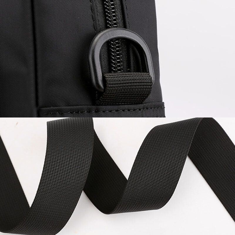 Miesten Oxford-kangas Suuri Kapasiteetti Vedenpitävä Monikäyttöinen Monikäyttöinen 13 Tuuman Kannettavan Tietokoneen Laukku Salkku Olkalaukku Crossbody Laukku