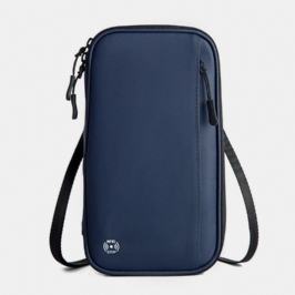 Miesten Oxford Monitoiminen Vedenpitävä Crossbody Laukku Varkaudenesto Multi-card Slot Puhelinlaukku Olkalaukku