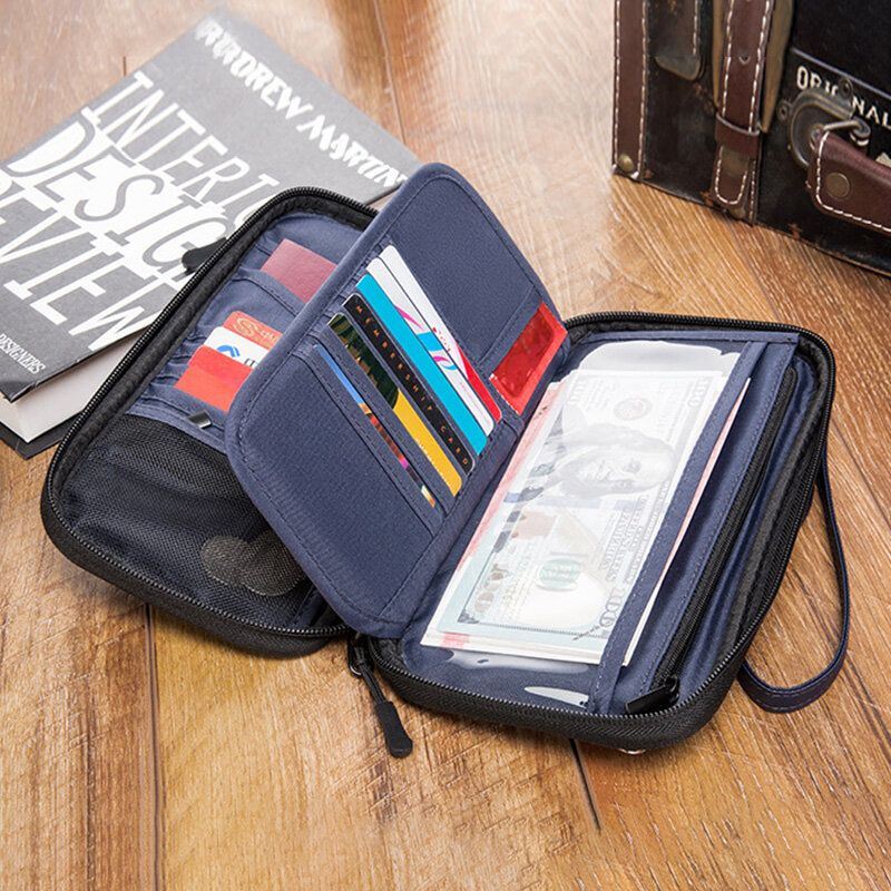 Miesten Oxford Monitoiminen Vedenpitävä Crossbody Laukku Varkaudenesto Multi-card Slot Puhelinlaukku Olkalaukku
