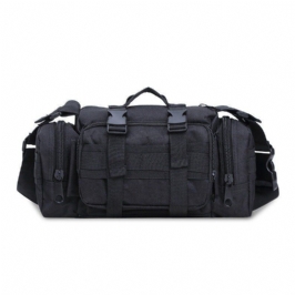 Miesten Oxford Sporty Multi-function Crossbody Laukku Vyötärölaukku Rintalaukku