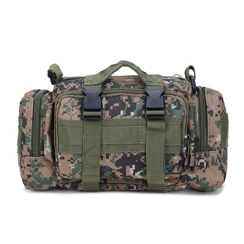 Miesten Oxford Sporty Multi-function Crossbody Laukku Vyötärölaukku Rintalaukku