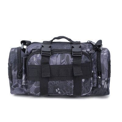 Miesten Oxford Sporty Multi-function Crossbody Laukku Vyötärölaukku Rintalaukku