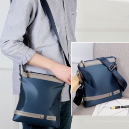 Miesten Oxford Waterproof Patchwork Business Crossbody Laukku Olkalaukku