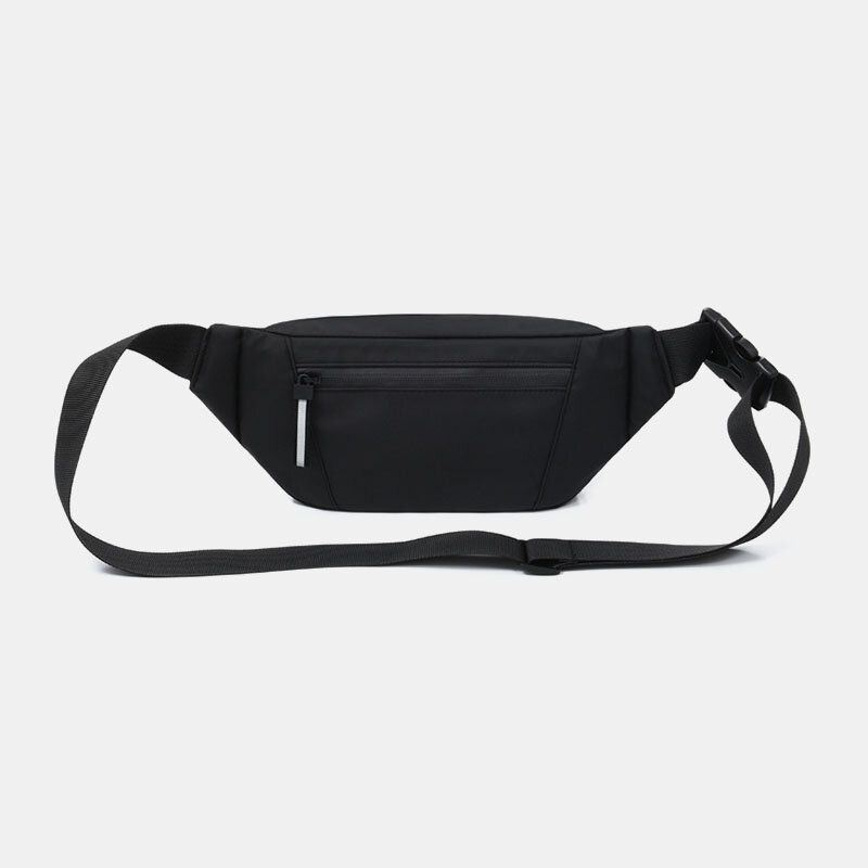 Miesten Polyesteri Kuulokeaukko Multi-carry Vedenpitävä Rento Crossbody Laukku Rintalaukku Sling Bag