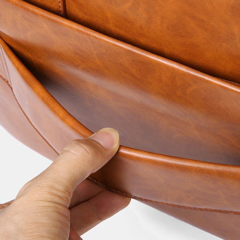Miesten Pu-nahkainen Monitaskuinen 14 Tuuman Kannettavan Tietokoneen Laukku Messenger Bag Matkalaukku Crossbody Bag Käsilaukku