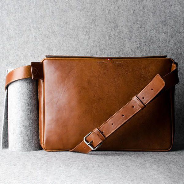 Miesten Solid Casual -monitoimilaukku Kannettavalle Tietokoneelle