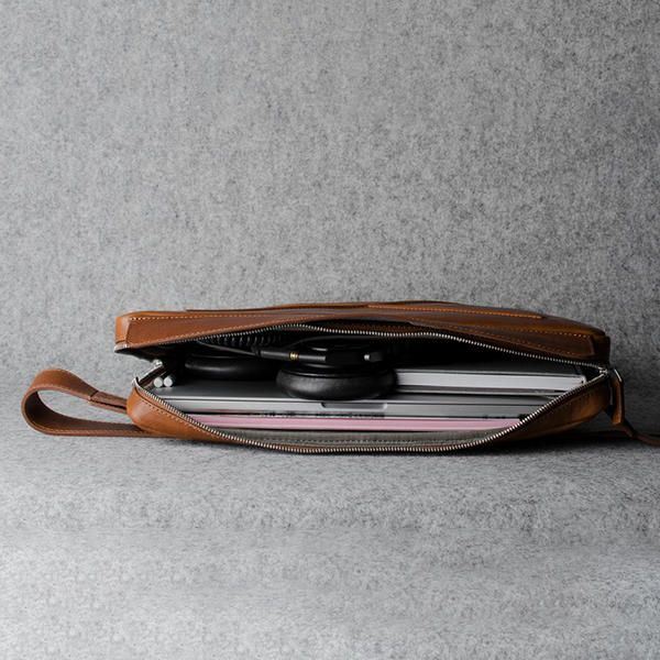 Miesten Solid Casual -monitoimilaukku Kannettavalle Tietokoneelle