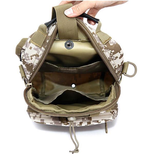 Miesten Tactical Camping Outdoor Sport Rintapakkaus Crossbody Olkalaukku