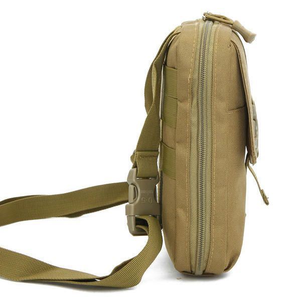 Miesten Tactical Nylon Multifunction Mini Tool Pussi Crossbody Laukku Ipad Olkalaukku