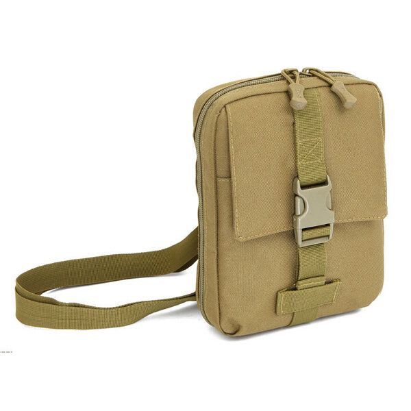 Miesten Tactical Nylon Multifunction Mini Tool Pussi Crossbody Laukku Ipad Olkalaukku