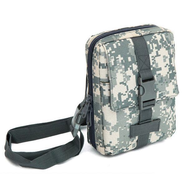 Miesten Tactical Nylon Multifunction Mini Tool Pussi Crossbody Laukku Ipad Olkalaukku