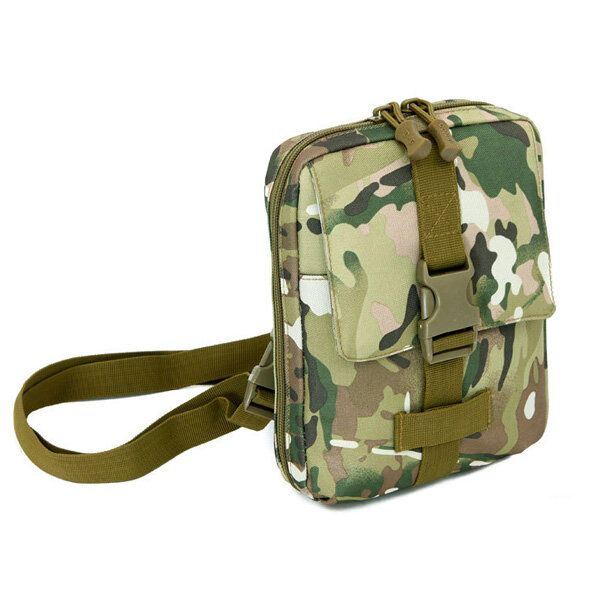 Miesten Tactical Nylon Multifunction Mini Tool Pussi Crossbody Laukku Ipad Olkalaukku