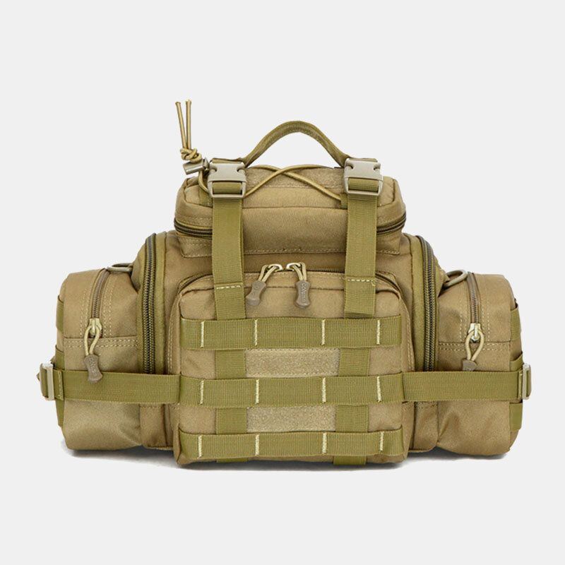 Miesten Unisex-nailoninen Taktinen Naamiointi Ulkoratsastus Multi-carry Työkalulaukku Crossbody Laukku Vyötärölaukku