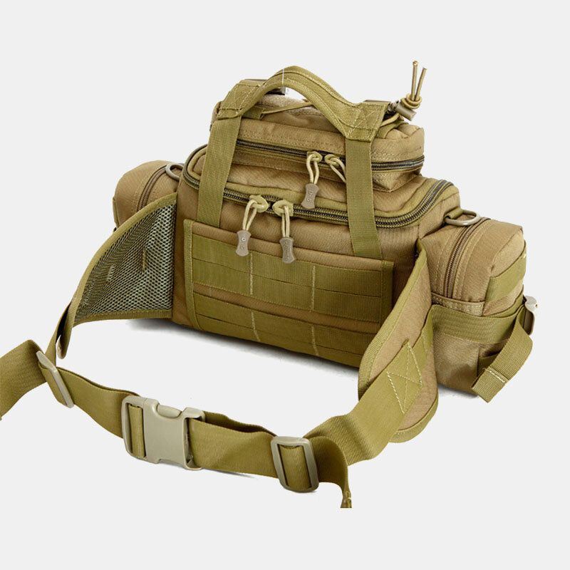 Miesten Unisex-nailoninen Taktinen Naamiointi Ulkoratsastus Multi-carry Työkalulaukku Crossbody Laukku Vyötärölaukku