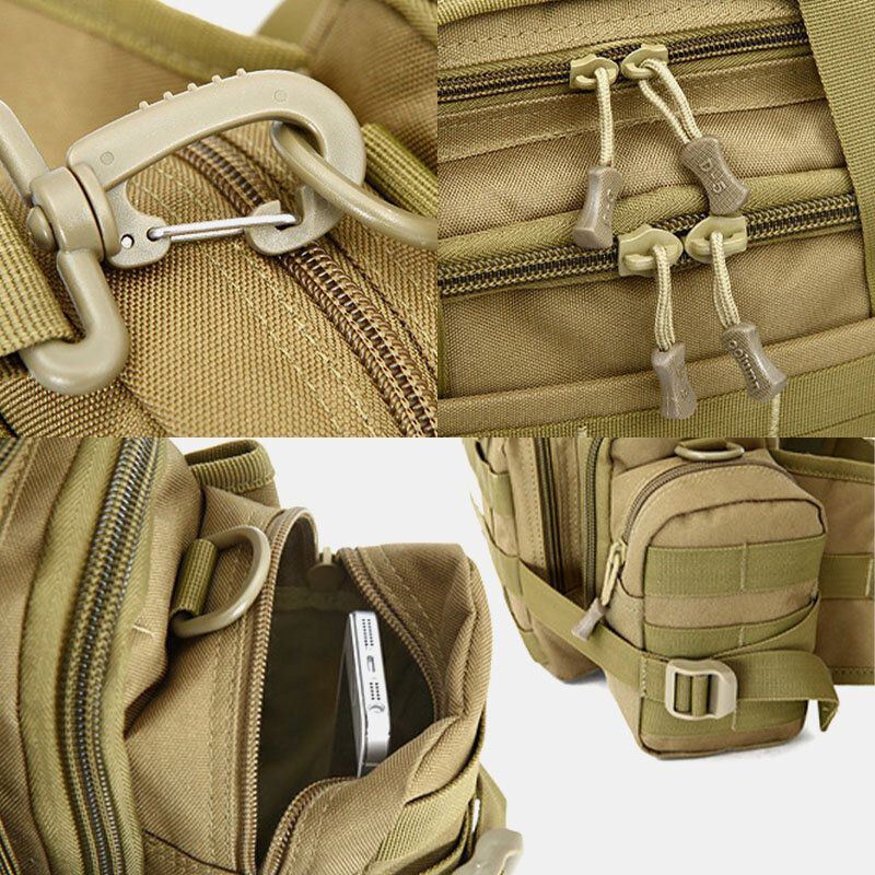 Miesten Unisex-nailoninen Taktinen Naamiointi Ulkoratsastus Multi-carry Työkalulaukku Crossbody Laukku Vyötärölaukku