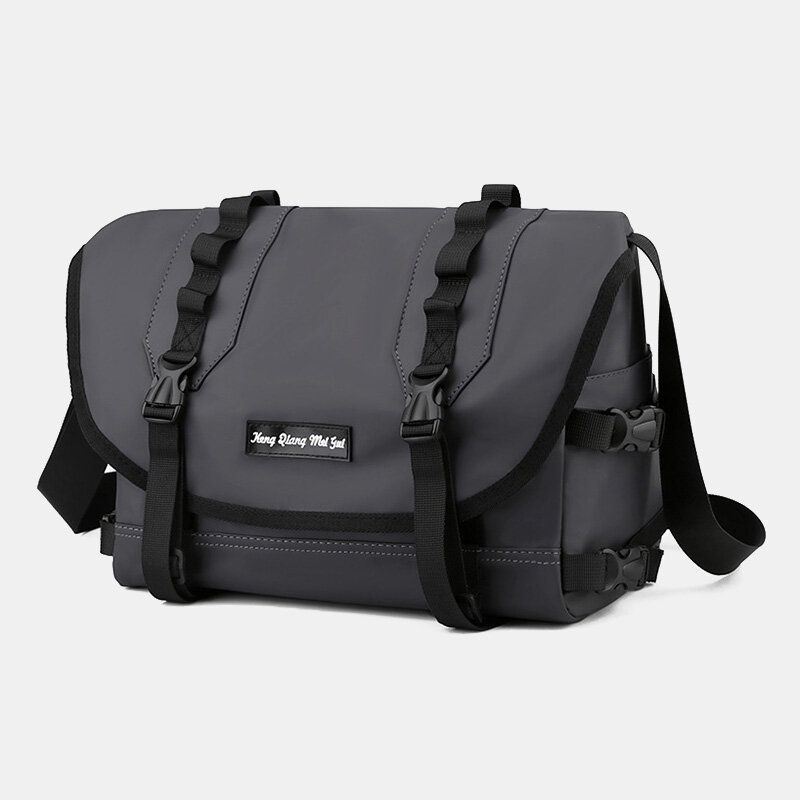 Miesten Unisex Nylon Säädettävä Olkahihna Monitaskuiset Crossbody Laukut Rento Taka Varkaudenesto Tasku Olkalaukku Olkalaukku