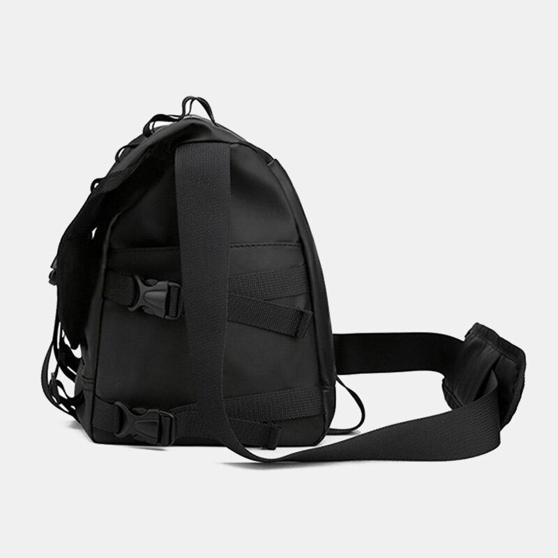 Miesten Unisex Nylon Säädettävä Olkahihna Monitaskuiset Crossbody Laukut Rento Taka Varkaudenesto Tasku Olkalaukku Olkalaukku