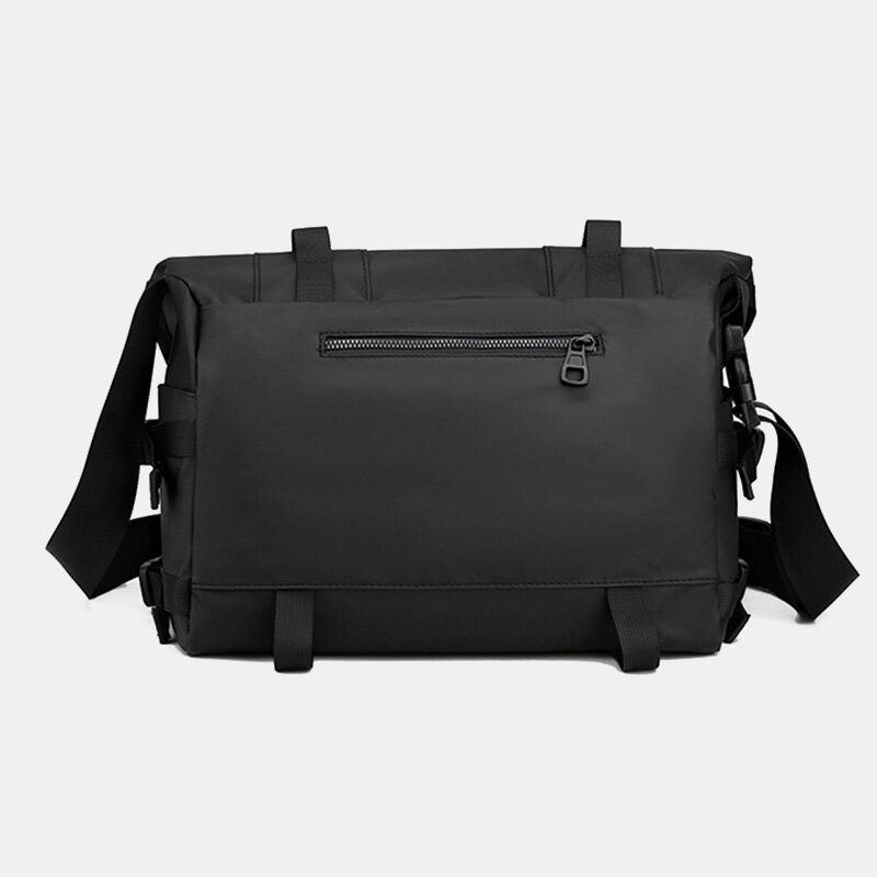 Miesten Unisex Nylon Säädettävä Olkahihna Monitaskuiset Crossbody Laukut Rento Taka Varkaudenesto Tasku Olkalaukku Olkalaukku