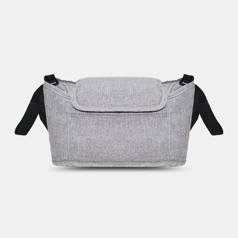 Miesten Unisex-pellava Monikäyttöinen Suurikapasiteettinen Ulkokäyttöinen Lastenvaunukassi Riippukassi Crossbody-laukku Olkalaukku