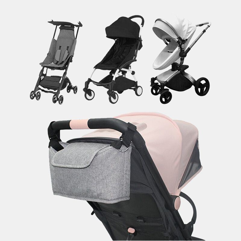 Miesten Unisex-pellava Monikäyttöinen Suurikapasiteettinen Ulkokäyttöinen Lastenvaunukassi Riippukassi Crossbody-laukku Olkalaukku