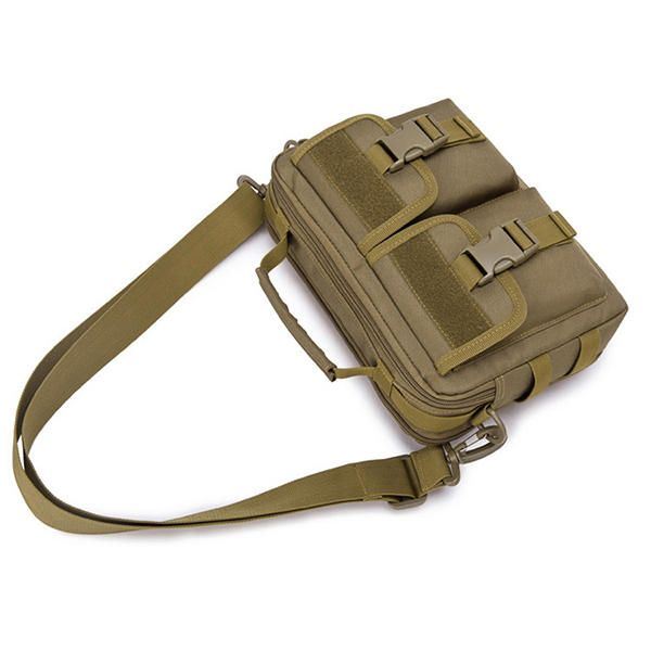 Miesten Uusi Canvas Tactical Camo Casual Crossbody Laukku