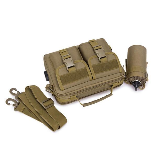 Miesten Uusi Canvas Tactical Camo Casual Crossbody Laukku
